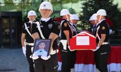 HAYATINI KAYBEDEN POLİS MEMURU MEMLEKETİNE UĞURLANDI