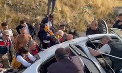 OTOMOBİL ŞARAMPOLE YUVARLANDI