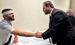 SELMANOĞLU YARALI VATANDAŞLARI ZİYARET ETTİ