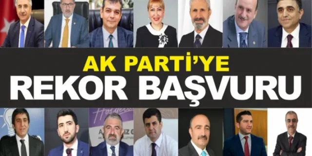 EN FAZLA ADAY ADAYI AK PARTİ'DE!