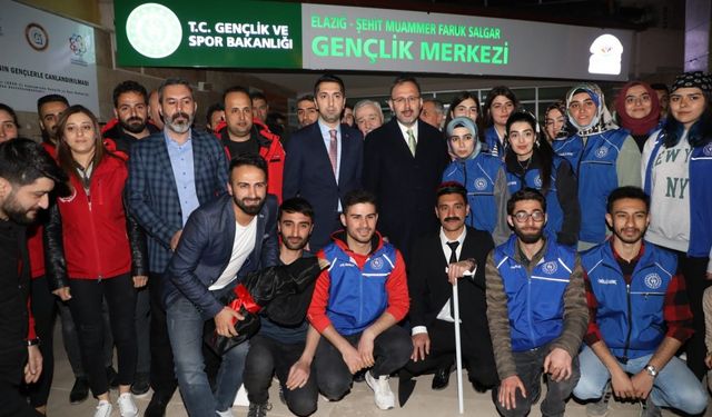 Gençlik ve Spor Bakanı Kasapoğlu, Elazığ’a Geldi