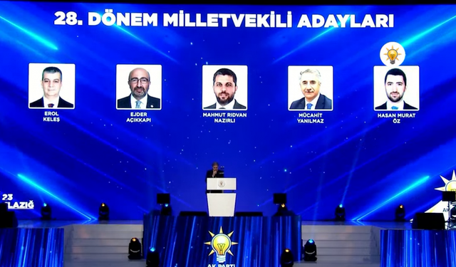 AK PARTİ ELAZIĞ MİLLETVEKİLİ ADAYLARI TANITILDI