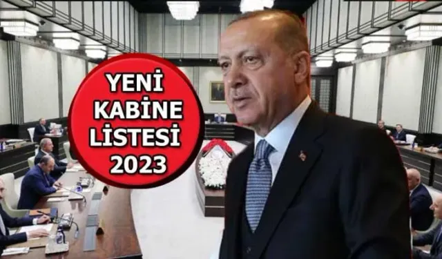 CUMHURBAŞKANI ERDOĞAN, YENİ KABİNEYİ AÇIKLADI