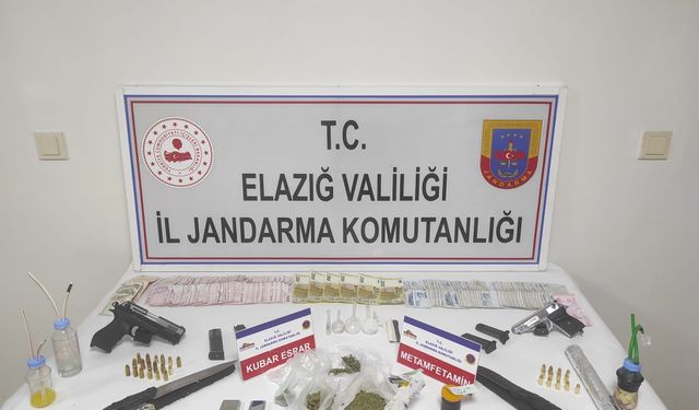 ELAZIĞ’DA UYUŞTURUCU OPERASYONU :4 TUTUKLAMA 