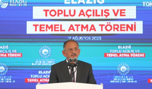 BAKAN ÖZHASEKİ: YERİNDE DÖNÜŞÜM'E 180 BİNE YAKIN MÜRACAAT VAR