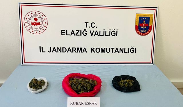 ELAZIĞ’DA UYUŞTURUCU TACİRİ YAKALANDI