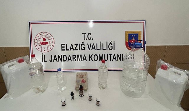 ELAZIĞ'DA KAÇAK İÇKİ OPERASYONU