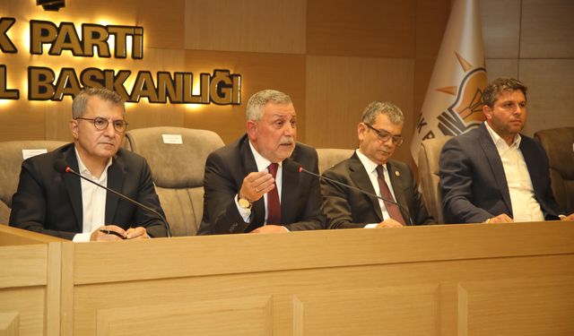 AK PARTİ İL BAŞKANLIĞINDA 'YEREL SEÇİM İSTİŞARE' TOPLANTISI