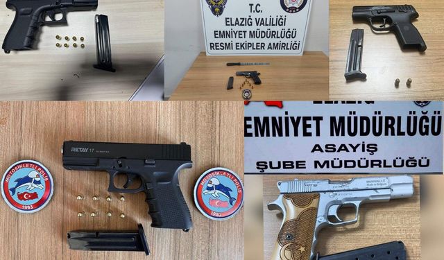 ELAZIĞ’DA ARANAN 9 ŞÜPHELİ YAKALANDI 