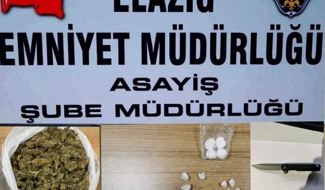 ELAZIĞ’DA ASAYİŞ UYGULAMASINDA ARANAN 10 ŞAHIS YAKALANDI 