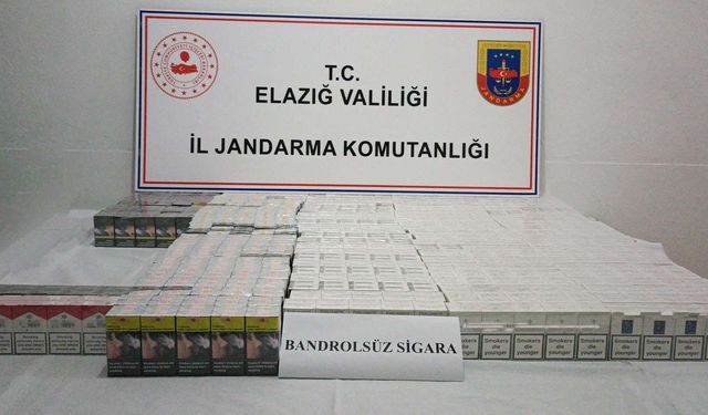 2 BİN 100 PAKET KAÇAK SİGARA ELE GEÇİRİLDİ