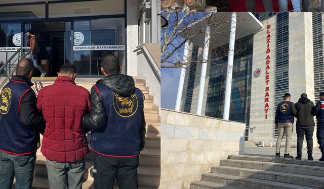 ELAZIĞ’DA JANDARMA SON BİR YILDA 426 ŞÜPHELİYİ YAKALADI 