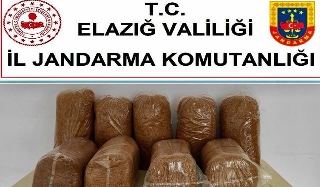 45 KİLO KAÇAK TÜTÜN ELE GEÇİRİLDİ