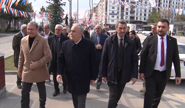 FAKIBABA VE DEMİR, BAŞKAN ADAYI BURAK ÖZGÜL’E DESTEK İÇİN ELAZIĞ’DA