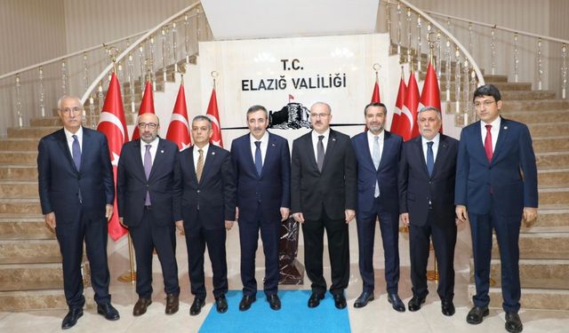 CUMHURBAŞKANI YARDIMCISI CEVDET YILMAZ ELAZIĞ’DA