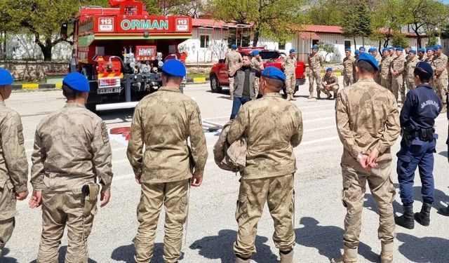 ELAZIĞ’DA JANDARMA PERSONELİNE YANGIN EĞİTİMİ