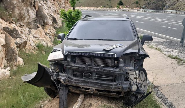 ELAZIĞ’DA TRAFİK KAZASI: 1 YARALI