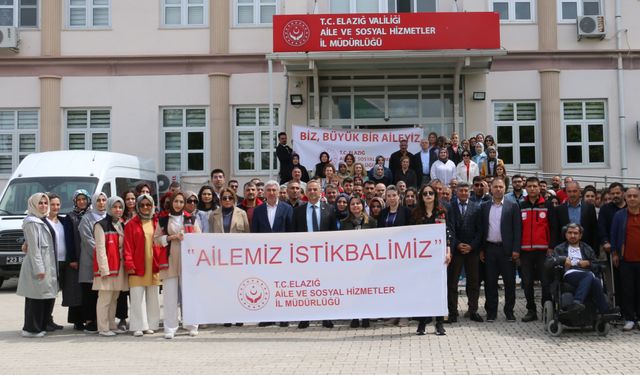 ELAZIĞ'DA 'AİLE HAFTASI' FARKINDALIK YÜRÜYÜŞÜ