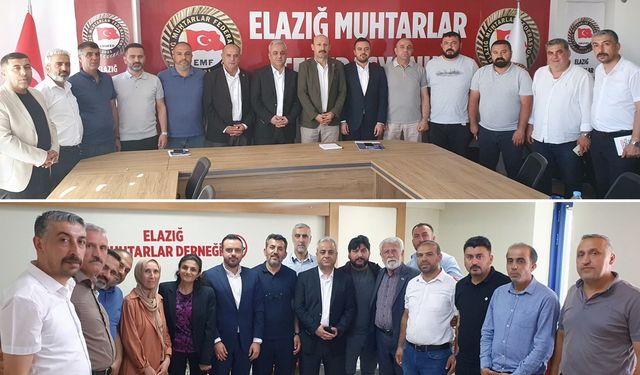 ELAZIĞ BELEDİYESİ MUHTARLARLA YENİ DÖNEMDE DE ÖNEMLİ FAALİYETLER GERÇEKLEŞTİRECEK