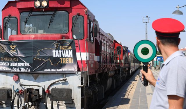 TURİSTİK TATVAN TRENİ ELAZIĞ’DA