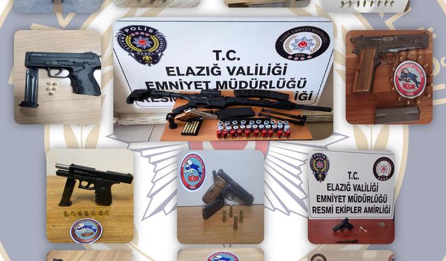 ELAZIĞ’DA KESİNLEŞMİŞ HAPİS CEZASI BULUNAN 83 ZANLI YAKALANDI