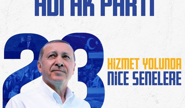 MİLLETVEKİLİ KELEŞ, AK PARTİ’NİN 23. KURULUŞ YILDÖNÜMÜNÜ KUTLADI