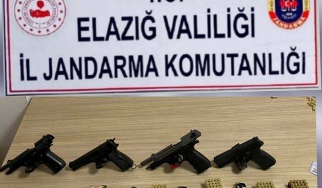 4 ADET RUHSATIZ TABANCA ELE GEÇİRİLDİ