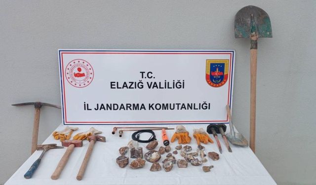 KAÇAK KAZI YAPAN ŞÜPHELİ YAKALANDI