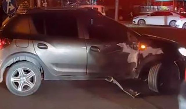 ELAZIĞ’DA OTOMOBİL İLE MOTOSİKLET ÇARPIŞTI: 1 YARALI