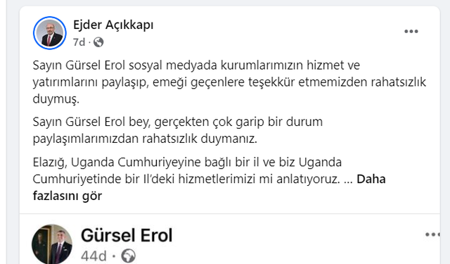 AKP’Lİ AÇIKKAPI’DAN CHP’Lİ EROL’A CEVAP GECİKMEDİ!