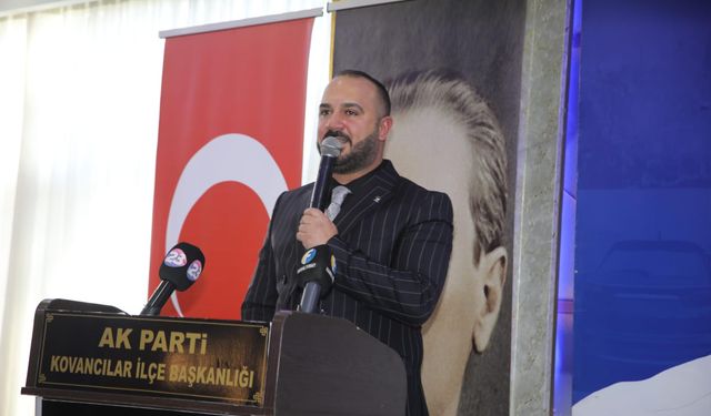 AKP KOVANCILAR İLÇE KONGRESİNDE RIDVAN KOÇ BAŞKAN SEÇİLDİ