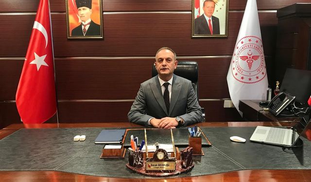 SAĞLIK MÜDÜRÜ GECEKUŞU'NDAN "TOZ TAŞINIMI" UYARISI