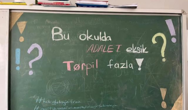 ÖĞRENCİLERDEN ‘ADALET’ VURGUSU
