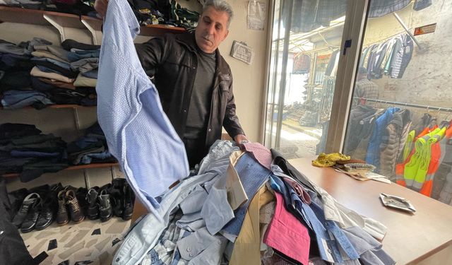 ÖLEN KİŞİLERİN EŞYALARININ SATILDIĞI MAĞAZADA SEZON HAZIRLIĞI