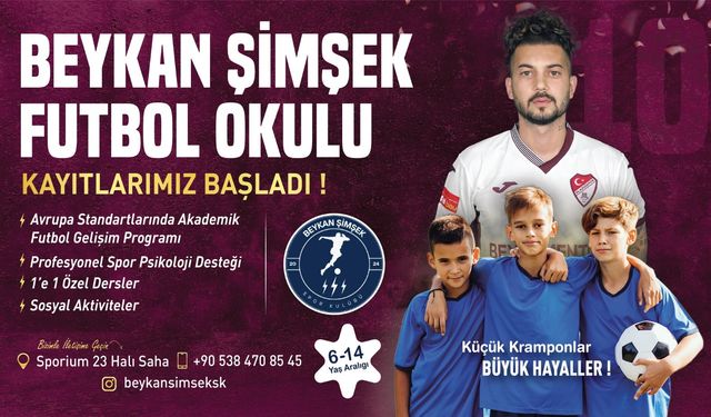 İLİMİZDE FUTBOL OKULU AÇILIYOR