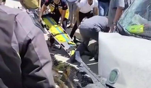 HAFİF TİCARİ ARAÇ DUVARA ÇARPTI: 1 ÖLÜ