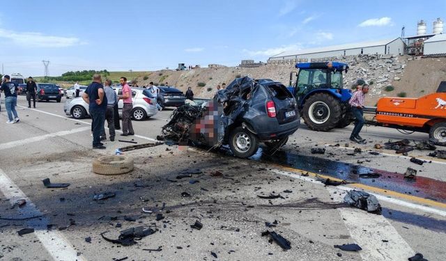 FECİ KAZA: 1 ÖLÜ, 2 AĞIR YARALI
