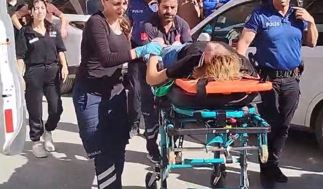 KAFEDEN ATLAYAN KADIN AĞIR YARALANDI