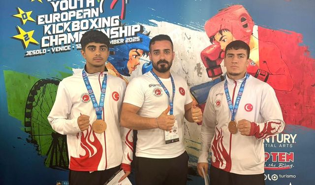 AVRUPA'DAN BRONZ MADALYA İLE DÖNDÜLER
