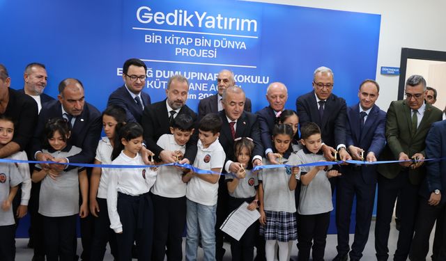 GEDİK YATIRIM ELAZIĞ'DA KÜTÜPHANE AÇTI