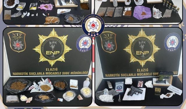 UYUŞTURUCUYA GEÇİT YOK: 16 TUTUKLAMA