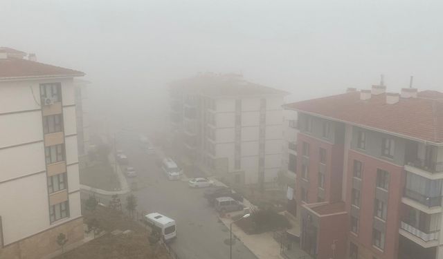 YOĞUN SİS ETKİSİNİ BUGÜNDE SÜRDÜRDÜ