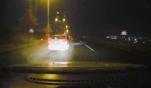 ISLAK YOLDA MAKAS ATTI, KAMERAYA YAKALANDI