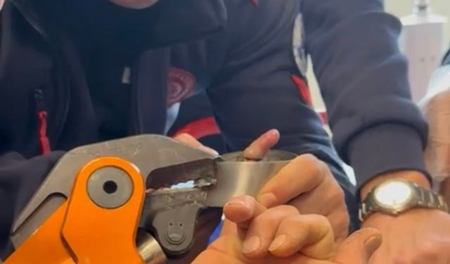 BEBEĞİN İMDADINA İTFAİYE YETİŞTİ