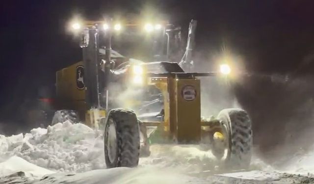 KAPALI 108 KÖY YOLUNDA ÇALIŞMALAR SÜRÜYOR