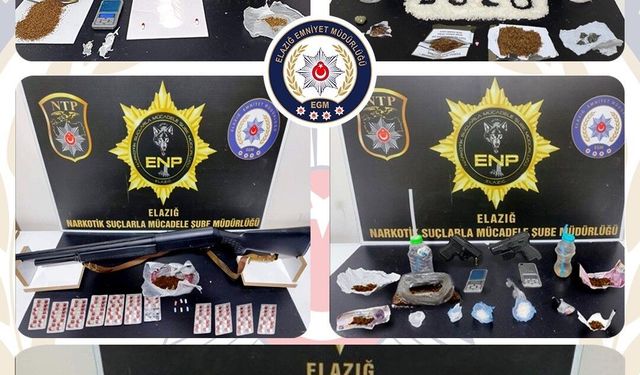 ELAZIĞ EMNİYETİ ÇALIŞMALARINI SÜRDÜRÜYOR