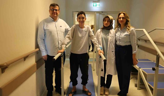 İKİ YIL SONUNDA YÜRÜMEYE BAŞLADI