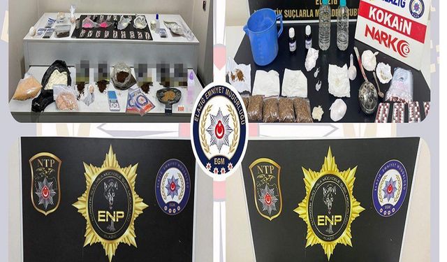 UYUŞTURUCU OPERASYONU: 20 ŞÜPHELİ TUTUKLANDI