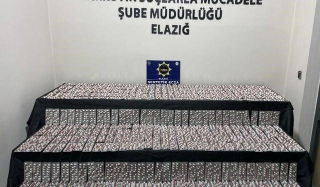 ÇANTADA 6 BİN SENTETİK HAP ELE GEÇİRİLDİ