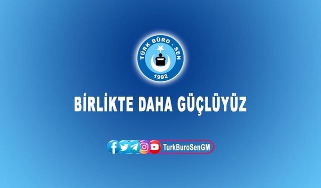 TÜRK BÜRO SEN ELAZIĞ ŞUBESİNDE GELENEK BOZULMADI